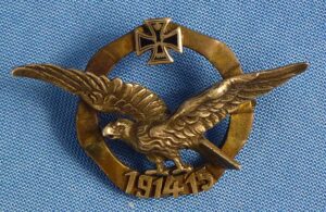 Imperial German 1914-1915 Patriotic Brooch Lacking Pin