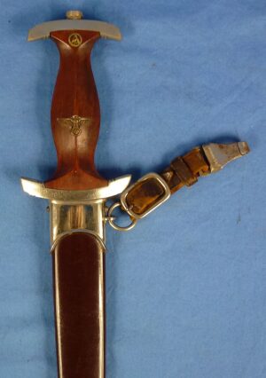 Double Marked SA Service Dagger by Carl Eickhorn with Hanger