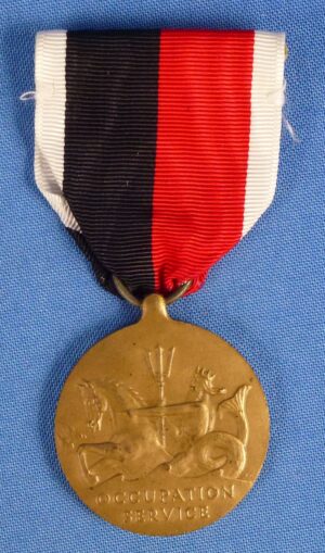 WWII U.S. Navy Occupation Service Medal - Slot Brooch