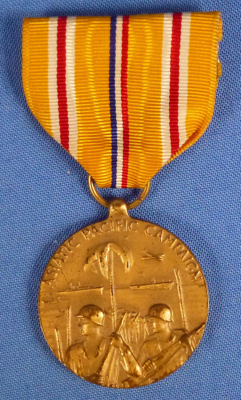 Boxed WWII U.S. Marine Corps Pacific Campaign Medal in U.S. Mint box - Image 2