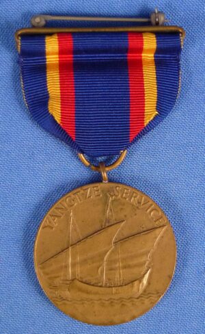 Numbered U.S. Navy Yangtze Service Medal