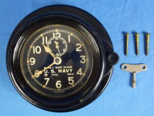 1943 Dated U.S. Navy Mark I Chelsea Boat Clock
