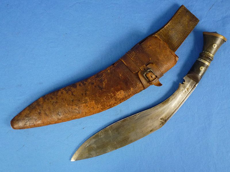 British Gurkha Kukri Fighting Knife With Canvas Frog - Image 2