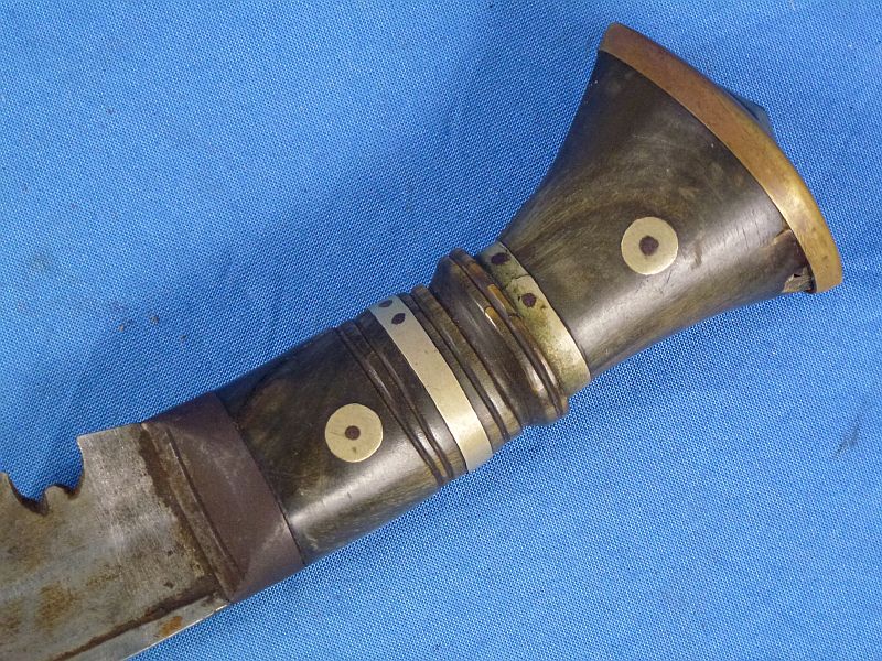 British Gurkha Kukri Fighting Knife With Canvas Frog - Image 6