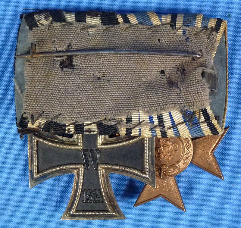 Imperial Bavarian Iron Cross Medals Bar - Image 2
