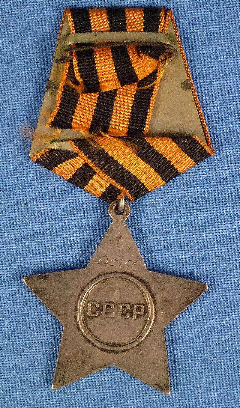 WWII Soviet Order of Glory Third Class with Research - Image 3
