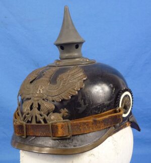 1915 Dated Unit Marked Imperial Prussian EM/NCO Pickelhaube