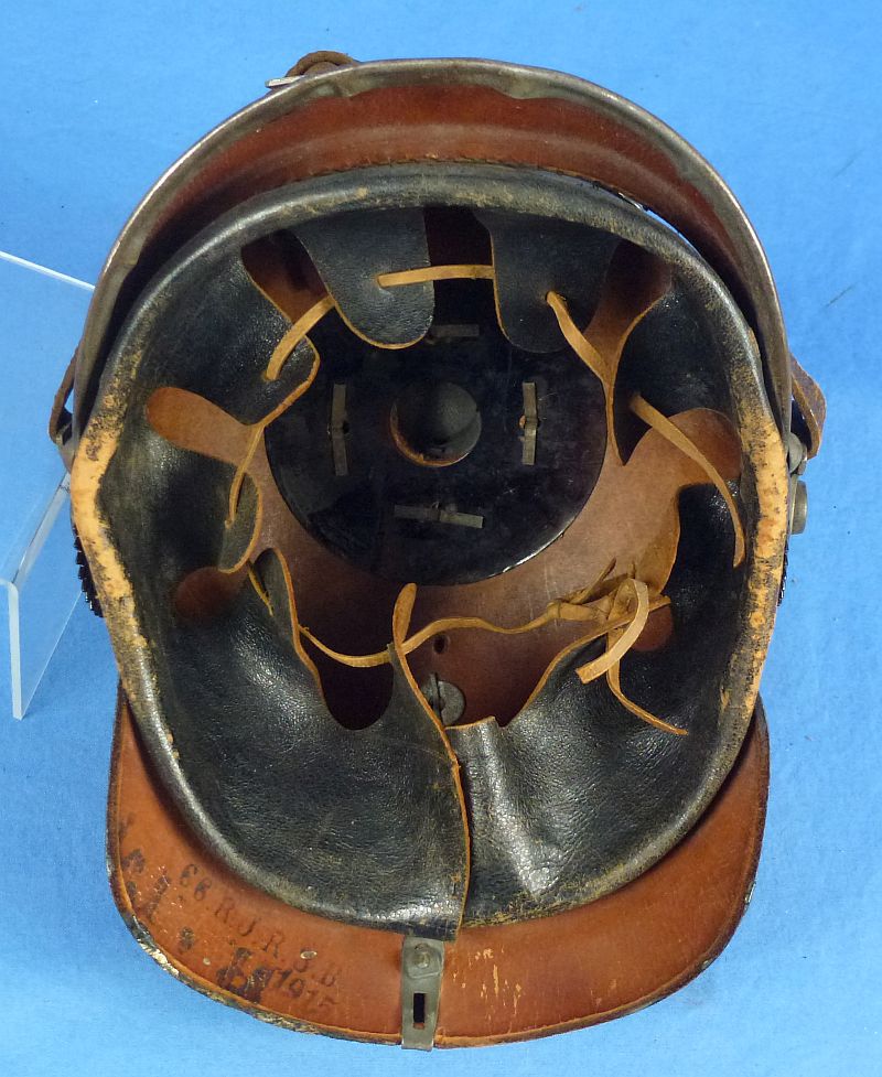 1915 Dated Unit Marked Imperial Prussian EM/NCO Pickelhaube - Image 7