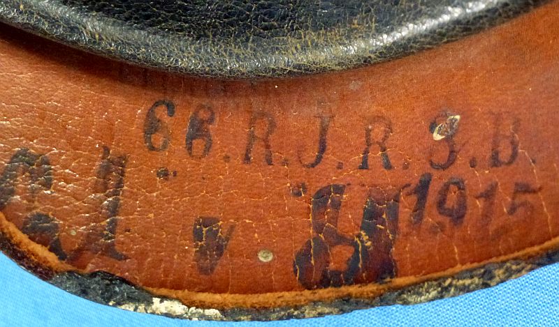 1915 Dated Unit Marked Imperial Prussian EM/NCO Pickelhaube - Image 8