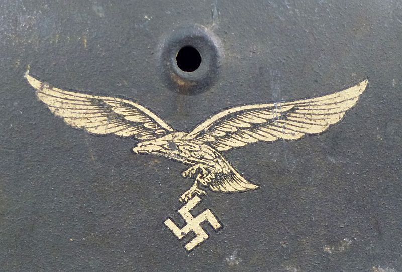 Single Decal Luftwaffe M42 Combat Helmet by Vereinigte Deutsche Nikelwerke - Image 6
