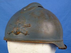 WWI French Model 1917 Troupes Motorisees (Tank Crew) Helmet