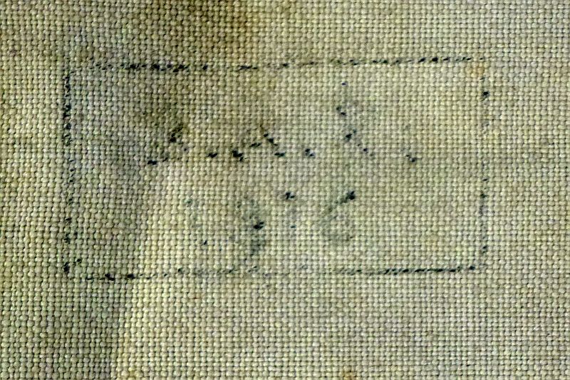 1916 Dated German Gray Shelter Half - Image 3