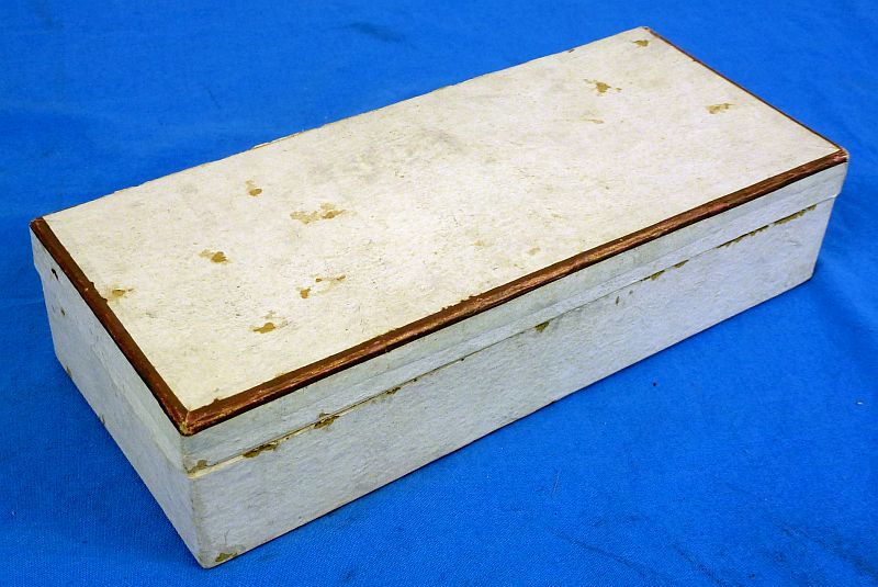 Boxed WWII Japanese Army Line Officer Blue Dress Sash - Image 4