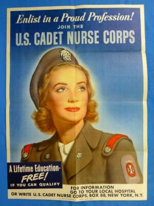 WWII U.S. Cadet Nurse Corps Recruiting Poster
