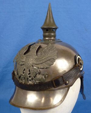 1916 Dated Imperial Prussian Cuirassier EM/NCO Helmet