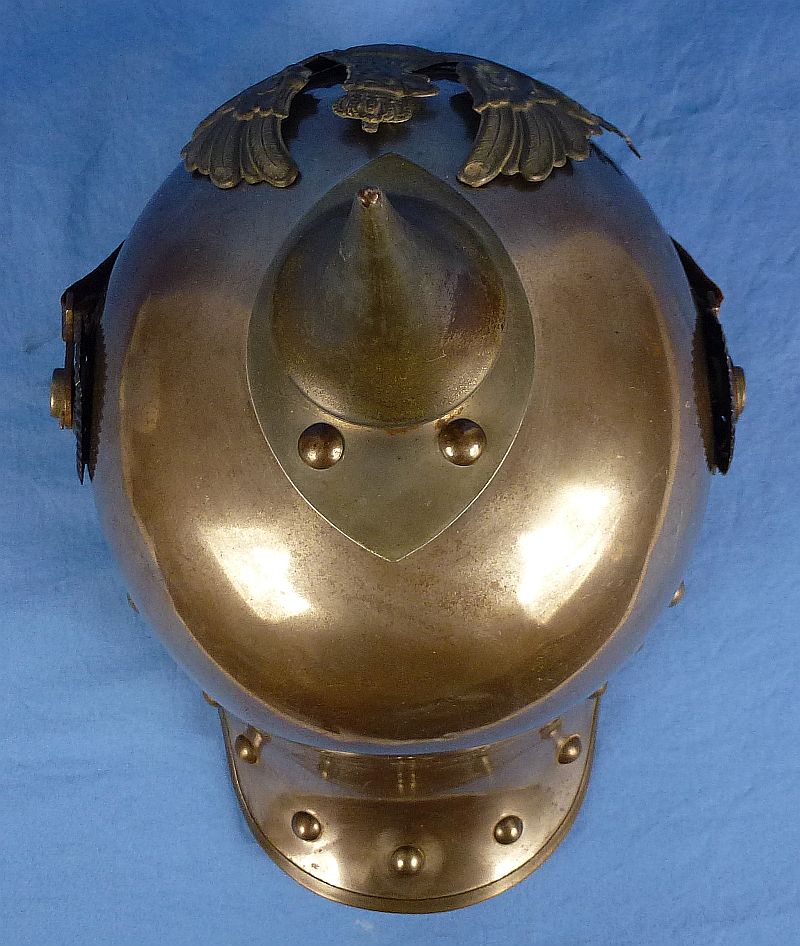 1916 Dated Imperial Prussian Cuirassier EM/NCO Helmet - Image 6