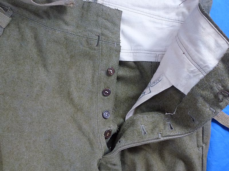 Near Mint Unissued 1941 Dated Japanese Army EM/NCO Wool Trousers - Image 3