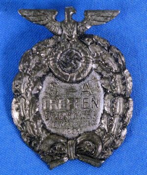 First Type 1931 SA Treffen Braunschweig Rally Badge