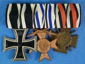 Imperial German Three Place Medal Bar