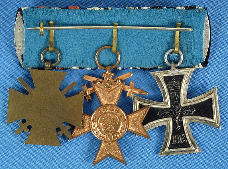 Imperial German Three Place Medal Bar - Image 2