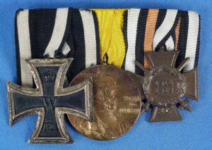 Imperial German Three Place Medal Bar