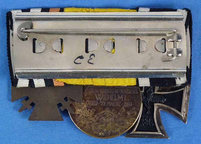 Imperial German Three Place Medal Bar - Image 2