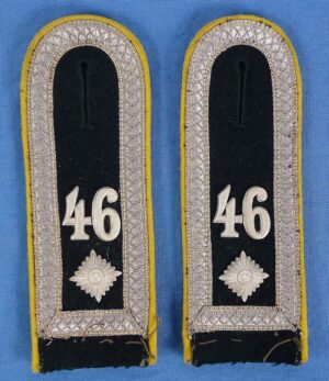 A Pair of German Army Signals Unit Feldwebel Shoulder Straps