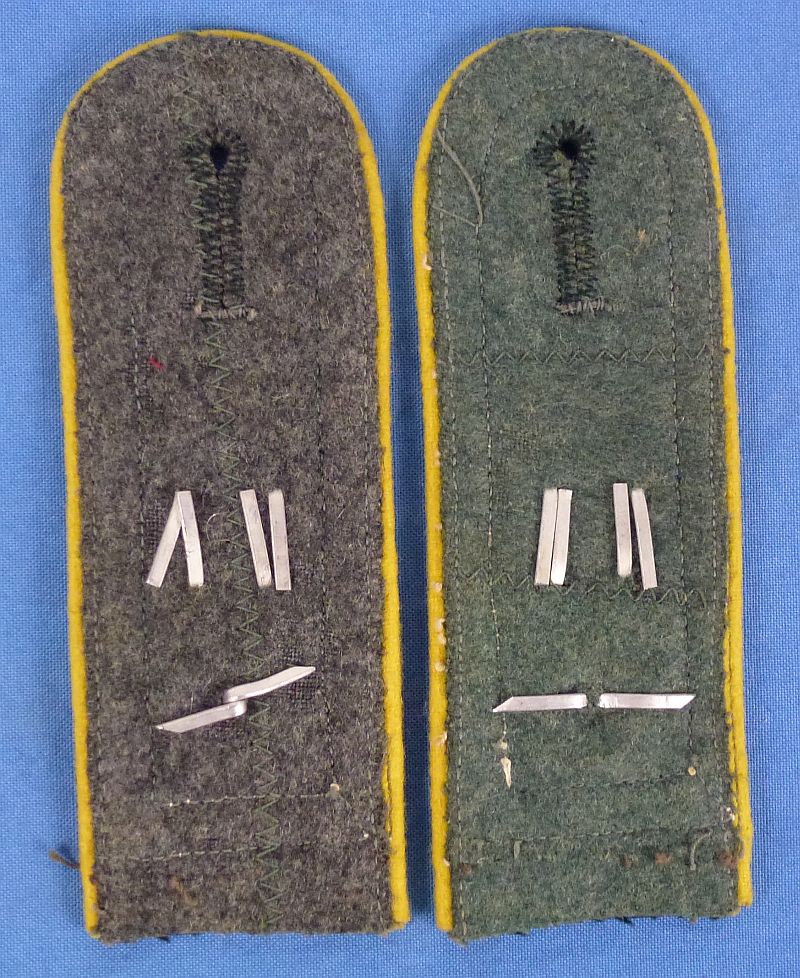 A Pair of German Army Signals Unit Feldwebel Shoulder Straps - Image 2