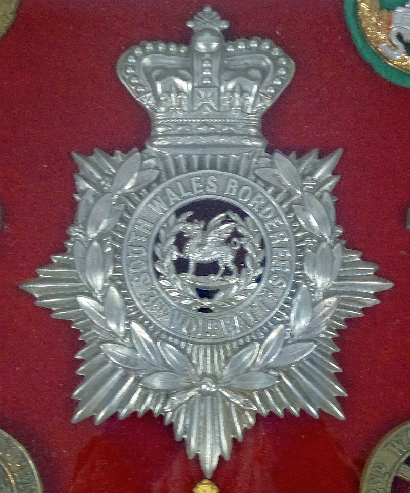 A Framed Display of British Badges of the 24th Foot South Wales Borderers of Rorke's Drift - Image 3