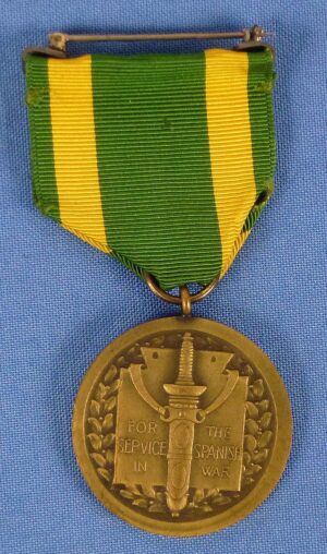 U.S. Spanish War Service Medal Numbered "24881"
