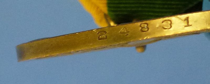 U.S. Spanish War Service Medal Numbered "24881" - Image 3
