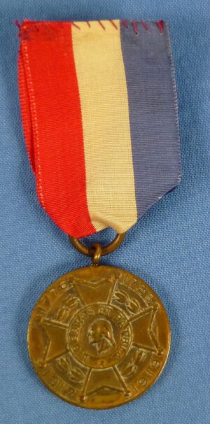 Named WWI Sons of the American Revolution Service Medal