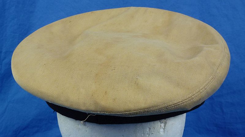 WWII U.S. Navy Officer Khaki Visor Cap - Image 5