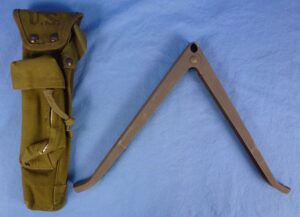Vietnam War M-16 XM3 Bipod in Third Pattern Carrying Pouch