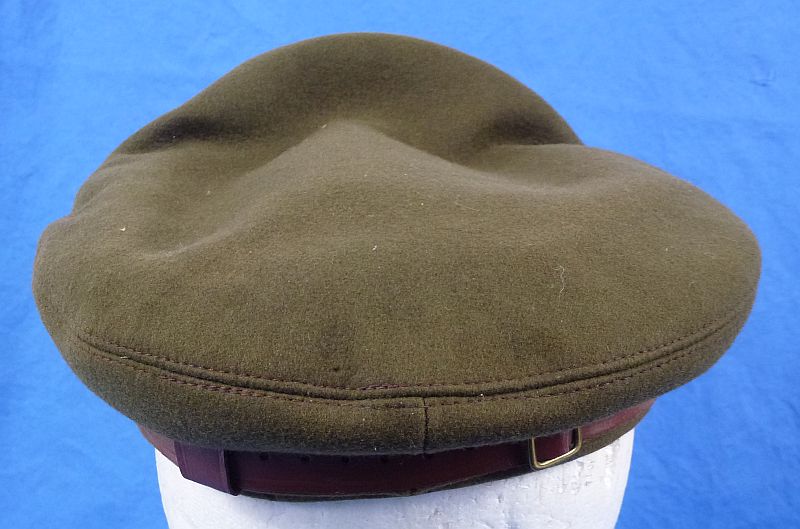 WWII U.S. Army EM/NCO Visor Cap with Laundry Mark - Image 4