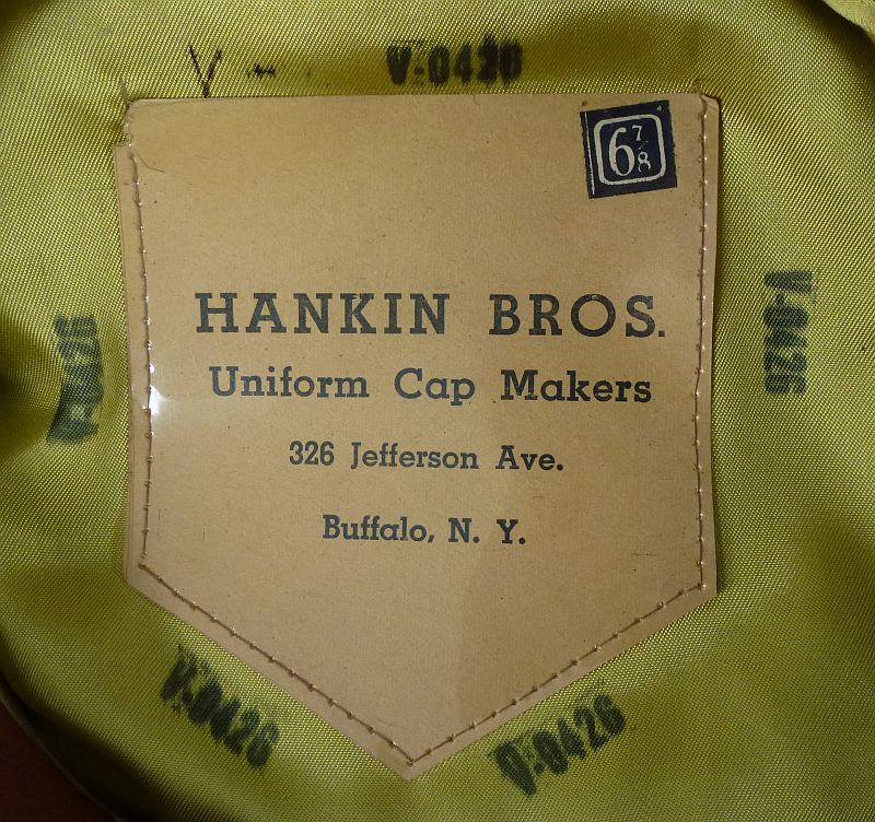 WWII U.S. Army EM/NCO Visor Cap with Laundry Mark - Image 8