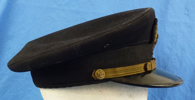 Named WWII U.S. Coast Guard Officer Visor Cap - Image 3