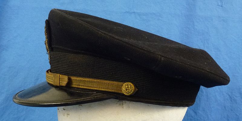 Named WWII U.S. Coast Guard Officer Visor Cap - Image 5