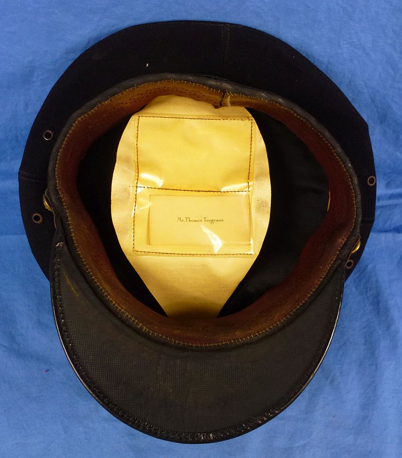 Named WWII U.S. Coast Guard Officer Visor Cap - Image 7