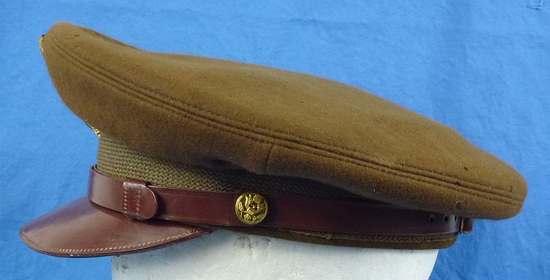 WWII U.S. Army Officer Visor Cap - Image 5