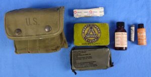 1945 Dated Individual Medical Kit with Contents
