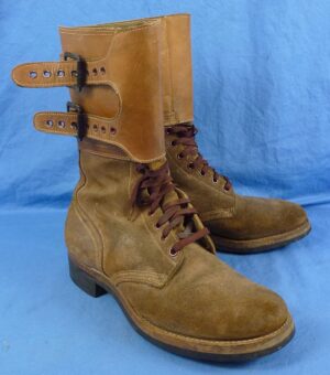 WWII Double Buckle Combat Boots Size 8 D