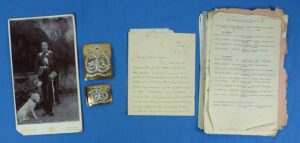 Victorian Era Argyll and Sutherland Highlanders Belt Plates, Photograph and Documents Group