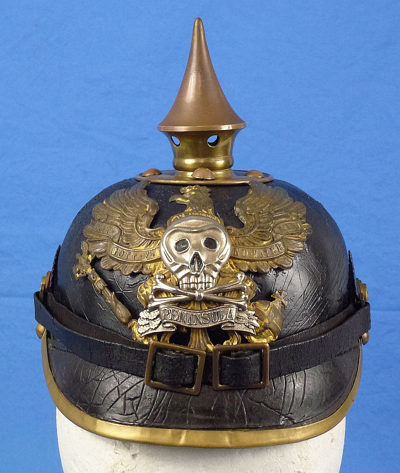 Imperial Braunschweig Infantry Regiment 92 EM/NCO Pickelhaube - Image 2