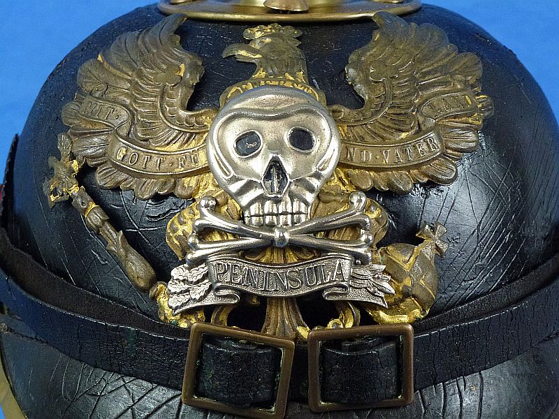 Imperial Braunschweig Infantry Regiment 92 EM/NCO Pickelhaube - Image 3