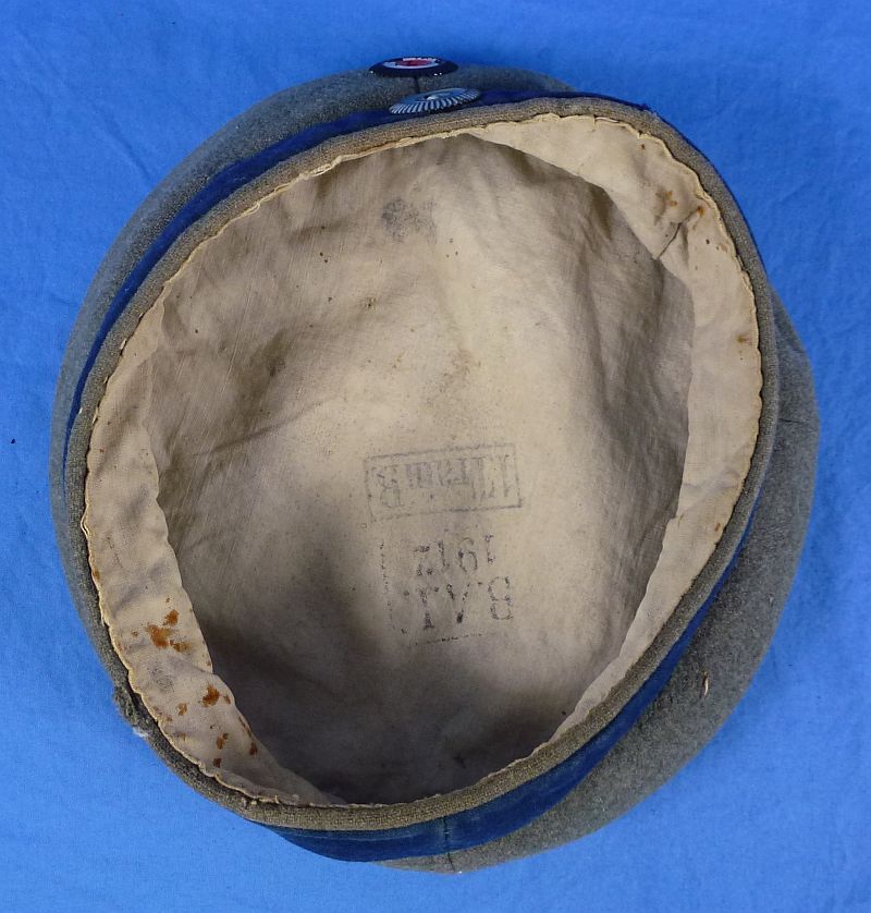 1912 Dated Imperial Bavarian Train Battalion EM/NCO Feldmutze - Image 6