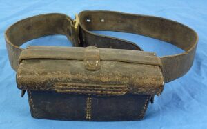 WWII Japanese EM/NCO Waist Belt and Cartridge Box