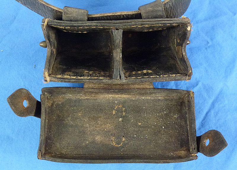 WWII Japanese EM/NCO Waist Belt and Cartridge Box - Image 3