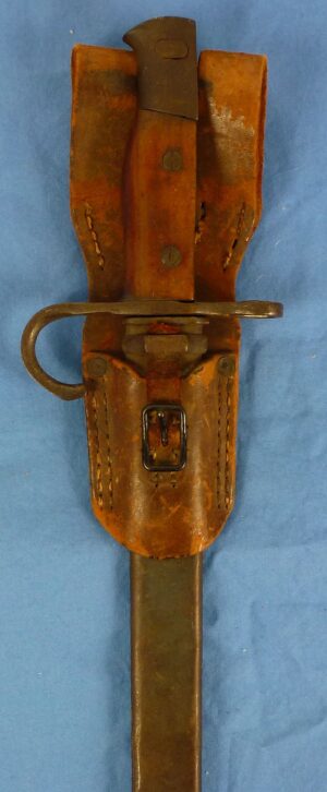 WWII Japanese Arisaka Rifle Bayonet with Frog