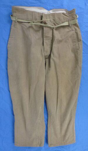 1944 Dated Japanese EM/NCO Three Quarter Length Trousers